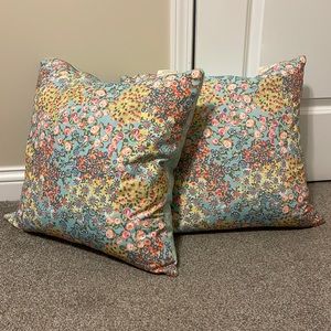 Set of Two 18x18 Pillows